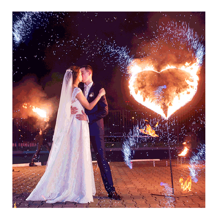 Организация пиротехнического шоу на свадьбу  Екатеринбург | ekb.salutsklad.ru
