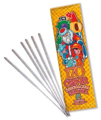 170 мм. Экстра Бенгальские огни купить в Екатеринбурге | ekb.salutsklad.ru