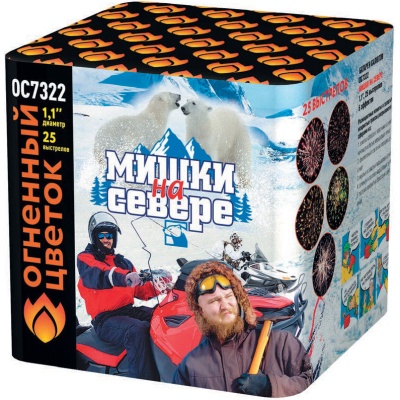 Мишки на севере Салют купить в Екатеринбурге | ekb.salutsklad.ru
