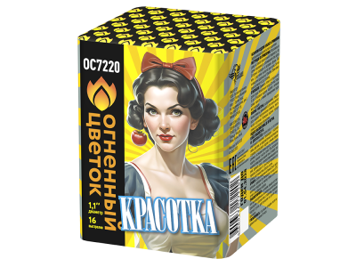 Красотка Батарея салютов купить в Екатеринбурге | ekb.salutsklad.ru