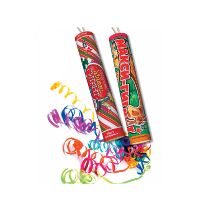 Макси-Гигант с серпантином Хлопушки купить в Екатеринбурге | ekb.salutsklad.ru