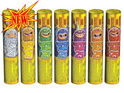 Цветной дым 25 Цветной дым купить в Екатеринбурге | ekb.salutsklad.ru